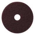 Americo Stripping Pads, 20 in. Diameter, Burgundy, 5PK 430520